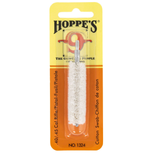 Hoppe's 1324 Cleaning Swab 40/45 Cal 10 Pack