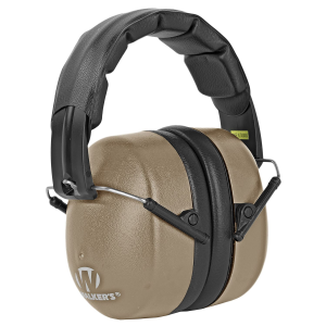 Walkers GWPEXFM3FDE Extra Range Passive Muff 30 dB Folding FDE/Black Polymer