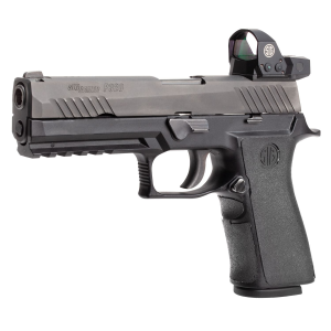 Hogue 17680 Wrapter Adhesive Grip made of Rubber with Black Finish & Grain Texture for Sig P320 Full Size with Medium X Series Module