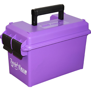 MTM Case-Gard AC50C25 Ammo Can 50 Cal, Rifle Purple Polypropylene