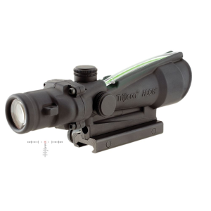 Trijicon 100161 ACOG Black Hardcoat Anodized 3.5x35mm Illuminated Green Crosshair .308/7.62 BDC Reticle, Rifle Scope
