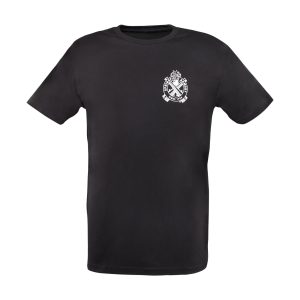 Springfield Armory GEP1656M Logo Crest Men's Black Cotton Short Sleeve Medium - Springfield Armory