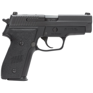Sig Sauer M11A1 P229 M11-A1 Compact Frame 9mm Luger 15+1, 3.90 in Black Carbon Steel Barrel, Black Nitride Serrated Stainless Steel Slide, Black Hardcoat Anodized Aluminum Frame, Black Polymer Grip, Manual Thumb Safety, Right Hand, Pistol