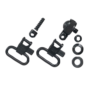 Uncle Mikes 15612 Magnum Swivel Set Quick Detach 115 MC Blued 1 in Loop for Most Pump & Auto, Shotguns Swivels