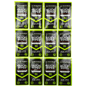 Breakthrough Clean Technologies Quick Wipes BT-CLP-QW-12PK, Solvent, 12ct BT-CLP-QW-12PK