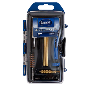 DAC GM40P GunMaster Cleaning Kit 40 Cal & 10mm, Pistol/14 Pieces Black/Blue