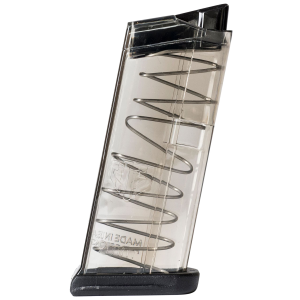 ETS Group SMKGLK43, Pistol Mags 7rd 9mm Luger Compatible w/ Glock 43 Smoke Polymer, Magazine