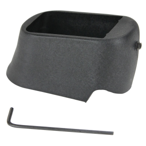 Pachmayr 03853 Mag Sleeve Compatible w/ Glock 20/21 Mags To Fit Glock 29/30 Models, Black Polymer