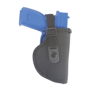 Allen 44807 Cortez OWB, Size 07, Black Polyester, Belt Loop Compatible w/Glock 17/22, Security-9 Right Hand, Holster