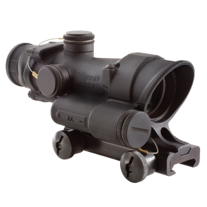 Trijicon 100190 ACOG Black Hardcoat Anodized 4x 32mm LED Illuminated Red Crosshair .223/5.56 BDC Reticle, Rifle Scope