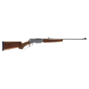 Browning 034018126 BLR Lightweight 30-06 Springfield 4+1 22 in Matte Stainless/ Barrel, Matte Nickel Aluminum Receiver, Gloss Black Walnut/, Pistol Grip Stock,, Rifle