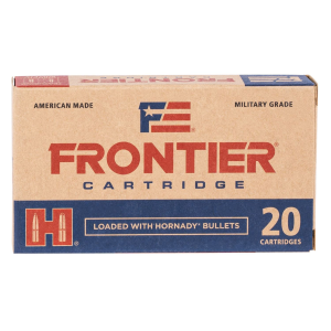 Frontier Cartridge FR100 Military Grade Varmint 223Rem 55gr Full Metal Jacket 20 Per Box/25 Case Centerfire, Rifle Ammunition