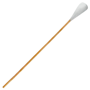 RamRodz 45075 Barrel & Breech Cleaning Swabs 45 Cal, Handgun Firearm Cotton/Bamboo 8 in Long 100 Per Pkg