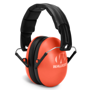 Walkers GWPYWFM2COR Folding Muff 23 dB Over the Head Coral/Black Polymer Fits Youth/Women