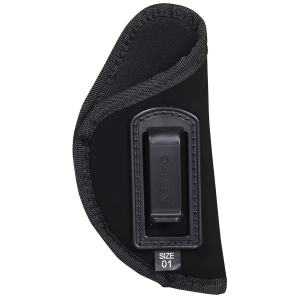 Allen 44601 Inside-The-Pant Conceal Carry Size 01 IWB Black Ultrasuede Fabric, Fits Medium Frame Autos, Belt Clip Mount, Right Hand, Holster
