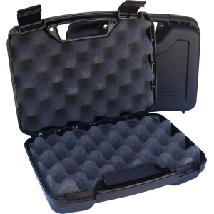 MTM Case-Gard SS2500 Single, Handgun Case Black Polypropylene Holds, Handgun w/ 4 in Barrel or Less