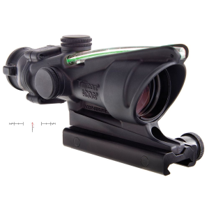 Trijicon 100209 ACOG Black Hardcoat Anodized 4x32mm Illuminated Green Crosshair .223/5.56 BDC Reticle, Rifle Scope