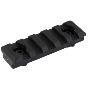 Midwest Industries Polymer M-LOK Rail, Fits M-LOK Handguards, 5 Slot, Polymer Construction, Matte Finish, Black, Hardware Included MI-5PMR