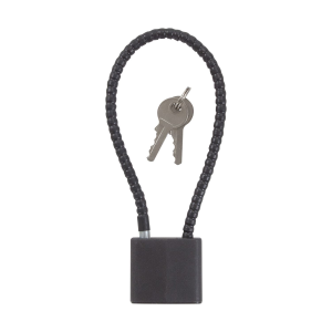 Allen 15413 Cable Lock Open With Key Black Stainless Steel Firearm Fit- Handgun/Rifle/Shotgun