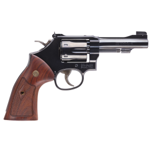 Smith & Wesson 150717 Model 48 Classic 22 WMR Blued Carbon Steel 4 in Barrel, 6rd Cylinder & K-Frame, Wood Grip, Internal Lock , Revolver