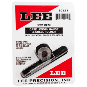 Lee Precision 90113 Case Length Gauge 222 Rem Steel