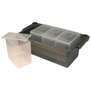 MTM Case-Gard SS2500 Shotshell Box 12 Gauge Clear Polypropylene 4 Pack