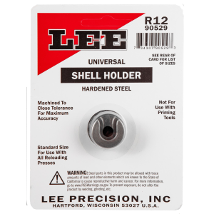 Lee Precision 90529 Shell Holder Universal #12R 6 PPC / 22 PPC / 7.62x39