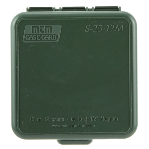 MTM Case-Gard S2512M11 Dual Gauge Shotshell Case Multi-Gauge, Shotgun Forest Green Polypropylene 25rd