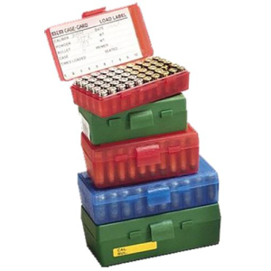 MTM Case-Gard P503210 Case-Gard P-50 Multi-Caliber, Handgun Green Polypropylene 50rd