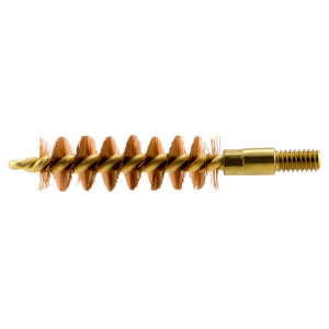 Pro-Shot 9P Bore Brush 9mm, Pistol #8-32 Thread Bronze Bristles Brass Core