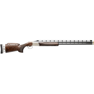 Browning 0183554003 Citori 825 Golden Clays Trap Full Size 12 Gauge Break Open 2.75 2rd 30 Gloss Blued Over/Under Vent Rib BBL, Silver Nitride Engraved Steel Rcvr, Adj Grade V/VI Gloss Black Walnut Stock, 5 Invector-DS Extended Chokes,Shotgun