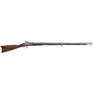 Traditions R186100 1861 Springfield 58 Cal Percussion 40 Stainless Round Barrel, Oiled Walnut Stock, Fixed Front Sight, Adj Rear Sight, Black Powder Rifle