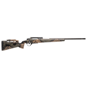 Seekins Precision 0011710381-F Havak Element M3 6 Creedmoor 20 Carbon Fiber Wrapped Threaded BBL, Black 20 MOA Rail w/Bubble Level Stainless Rcvr, Adj Cheek Riser Woodland Shadow Camo Synthetic Stock,Rifle