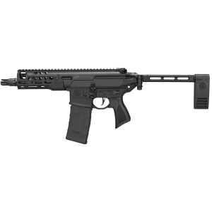 Sig Sauer PMCX300B6BLTPCB MCX Rattler LT 300 Blackout 30+1 6.75 Black Manganese Phosphate Threaded Barrel, Black Anodized Aluminum Receiver, Pic Rail Fold Pivoting Contour Brace, Black Poly Grip Ambi, Rifle