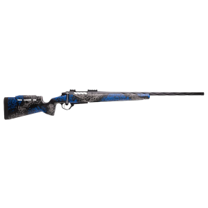 Seekins Precision 0011710323-F Havak PH3 6.5 Creedmoor 24 Black Fluted Threaded BBL, Black Pic Rail Steel Rcvr, Adj Cheek Riser Glacier Shadow Synthetic Stock,Rifle
