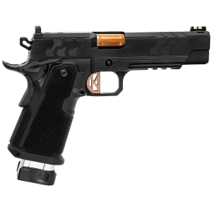 Kimber Mfg, Inc 3500050 2K11 45 ACP 13+1 5 Coyote PVD Fluted BBL, Black DLC Optic Ready/Serr Stainless Slide, Matte Black DLC Stainless Frame w/Beavertail & Pic Rail, Alum Grip, RMR Footprint,Pistol