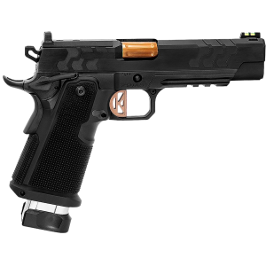 Kimber Mfg, Inc 3500051 2K11 9mm Luger 20+1 5 Coyote PVD Fluted BBL, Black DLC Optic Ready/Serr Stainless Slide, Matte Black DLC Stainless Frame w/Beavertail & Pic Rail, Alum Grip, RMR Footprint,Pistol