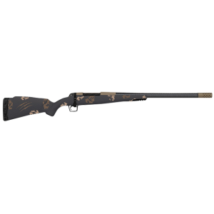 Fierce ROG7MMBC20BRS Carbon Rogue Full Size 7mm BC 3+1 20 Carbon Fiber Threaded Barrel, Smoked Bronze Cerakote Receiver Drilled & Tapped Receiver, Pic Rail Forend, Sonora Ambush Camo Fixed Carbon Fiber Stock, Right Hand, Rifle
