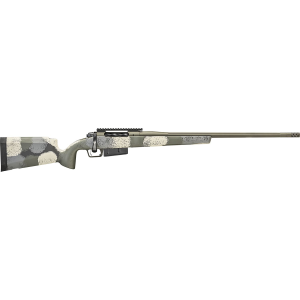 Springfield Armory BAW9247PRCG Model 2020 Waypoint Full Size 7mm PRC 3+1 24 Mil-Spec Green Cerakote Fluted Barrel, Pic Rail Stainless Steel Receiver, Evergreen Camo Hybrid Profile w/M-LOK Carbon Fiber Stock, Right Hand, Rifle