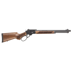 Smith & Wesson 13810 1854 357 Mag 10+1 19.25 Black Armornite Threaded BBL, Black Armornite Pic Rail Stainless Rcvr, Fixed w/Textured Grip Panels Walnut Stock,Rifle