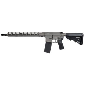 WARRIOR SYSTEMS MFG CO 8015103 WSM15 5.56x45mm 30+1 16 Black Cerakote Threaded Barrel, Tungsten Gray Cerakote Pic Rail Receiver, 15 M-LOK Handguard, Black Synthetic B5 Bravo Stock, Black P23 Grip, Rifle