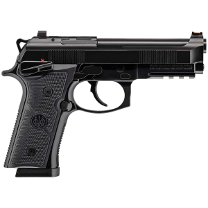 Beretta J92XQFMSDA20 92GTS Centurion Full Size Frame 9mm Luger 10+1 4.25 Black Inox Steel Barrel, Black Cerakote Optic Ready/Serrated Steel Slide, Black Cerakote Aluminum Frame w/Beavertail & Pic Rail, Black Textured Grip, Ambi, Pistol