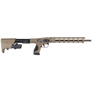 Smith & Wesson 14376 M&P FPC 9mm Luger 23+1 16.25 Black Armornite Threaded Barrel, Flat Dark Earth Anodized Pic Rail Aluminum Receiver, Fold Flat Dark Earth Synthetic Stock, Interchangeable Backstrap Grip, Includes Carry Case & 3 Mags, Rifle