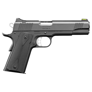 Kimber 3700551 Custom II Full Size Frame 10mm Auto 8+1 5 Stainless Match Grade Barrel, Matte Black Serrated Stainless Steel Slide, Matte Black Steel Frame w/Beavertail, G10 Grip Black Hogue Rubber Grip, Pistol