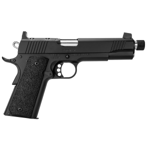 Kimber 3700810 Custom LW Full Size Frame 45 ACP 8+1 5.50 Stainless Match Grade Threaded Barrel, Black Optic Ready/Serrated Stainless Steel Slide, Black Aluminum Frame w/Beavertail, Black Hogue Rubber Grip, Pistol