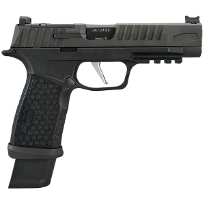 Sig Sauer 365XF9BFO P365 Fuse Compact Frame 9mm Luger 17+1/21+1 4.30 Black Carbon Steel Barrel, Black Nitron Optic Ready/Serrated Stainless Steel & Frame w/Beavertail & Pic Rail, Black LXG Grip, Pistol