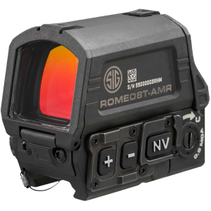 Sig Sauer Electro-Optics SOR8T101 Romeo8T AMR Matte Black 1x40mm Quad Ballistic Circle Dot 2.0 Reticle, Rifle,Red Dot Sights