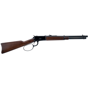 Heritage Mfg H92044161 92 Ranch Hand 44 Mag 8rd 16.50 Black Polished Steel Barrel, Black Polished Alloy Steel Receiver, Fixed Hardwood Stock, Rifle