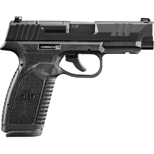 FN 66101763Micro-Compact Frame 9mm Luger 10+1 3.80 Black Target Crown Steel BBL, Black PVD Optic Cut/Serr Stainless Slide & Polymer Frame w/Pic Rail Interchangeable Backstrap Grip,Pistol