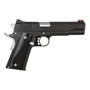 Kimber 3700596 Custom LW Nightstar 9mm Luger 9+1 5 Stainless Match Grade Barrel, Black Serrated Steel Slide, Black Aluminum Frame w/Beavertail, Black/Gray Laminate Grip, Pistol